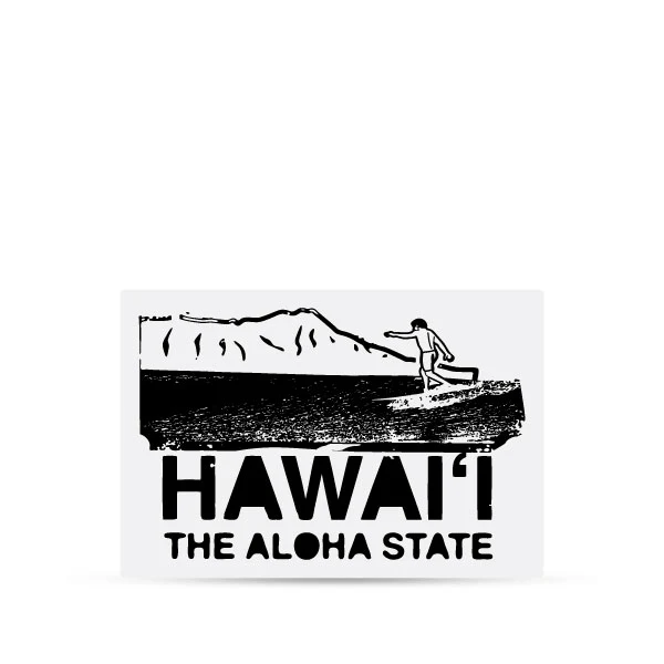 *Hawaii The Aloha State Postcard