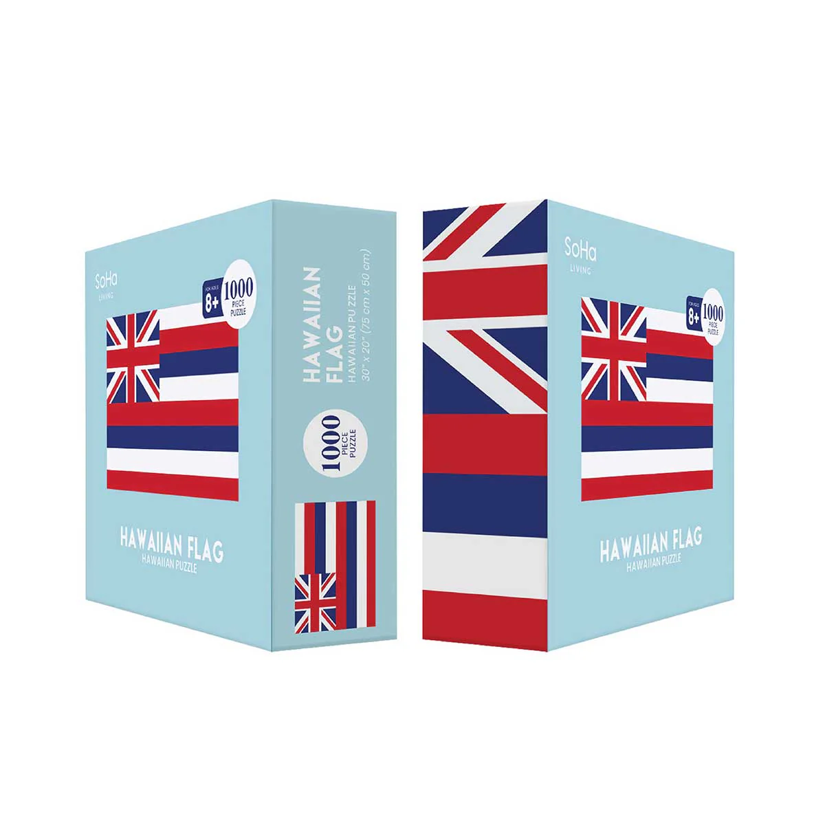 Hawaiian Flag Rectangle Puzzle, 1000pcs - Image 3