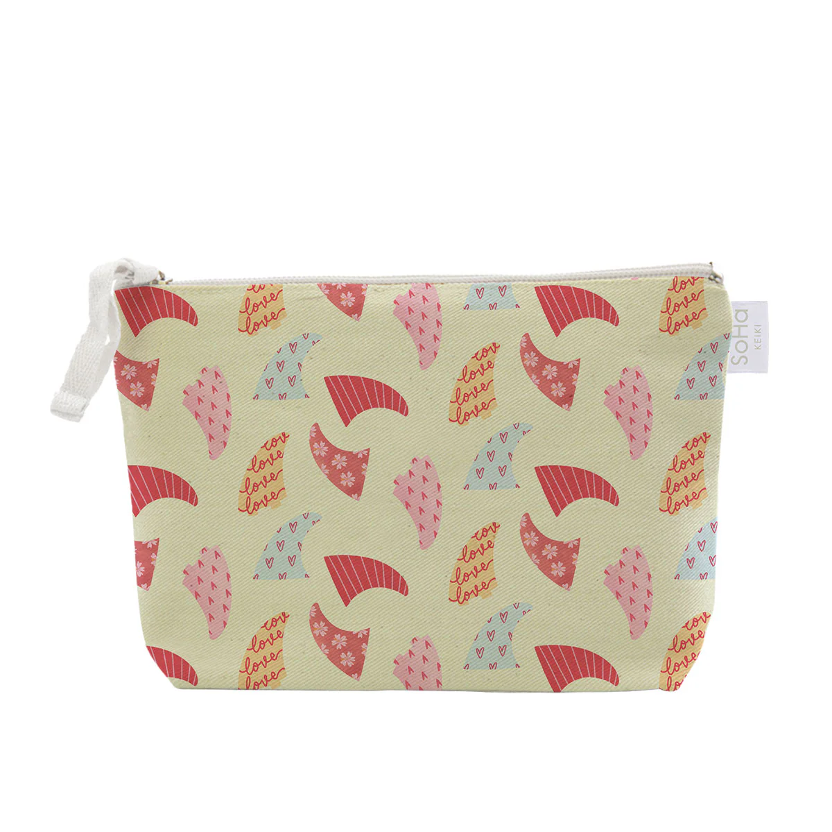 Heart on Board Cosmetic Bag, Large