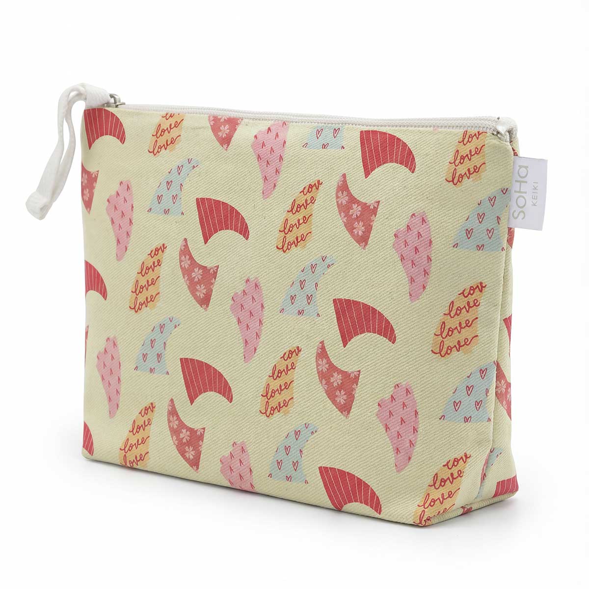 Heart on Board Cosmetic Bag, Large - Image 2