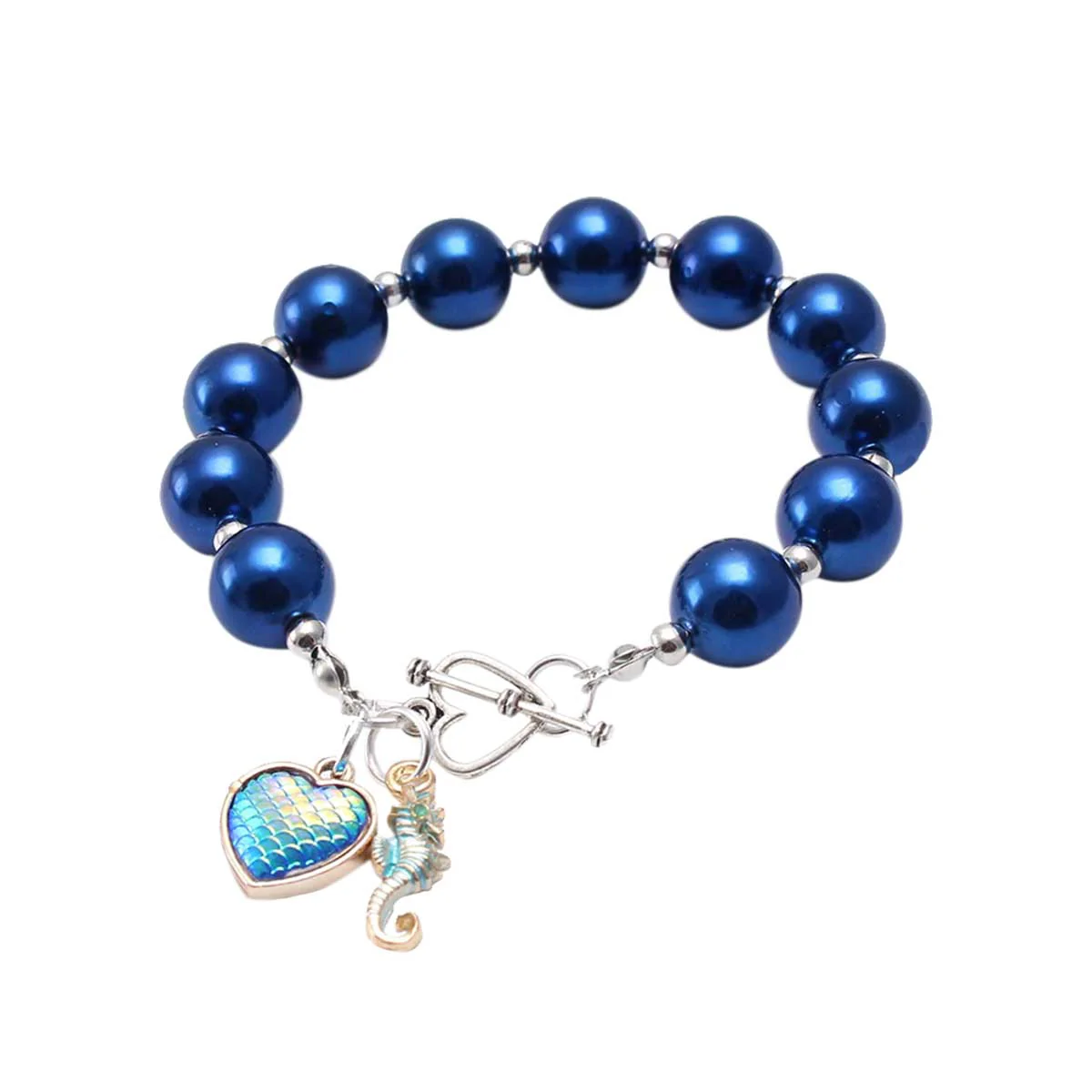 Heart Starfish Charms Bracelet