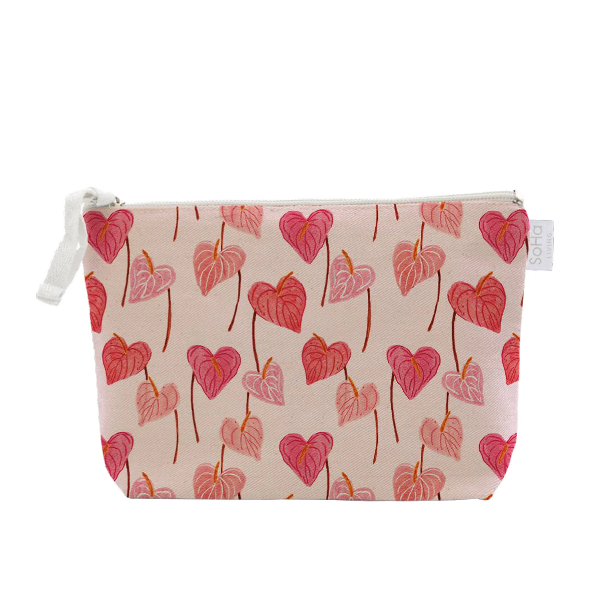 Heartleaf Crush Cosmetic Bag, Large