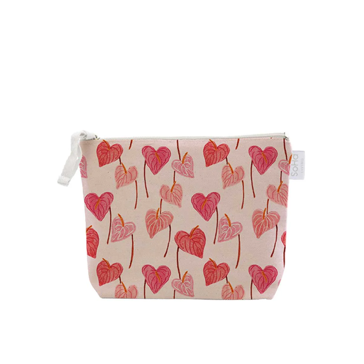 Heartleaf Crush Cosmetic Bag, Small