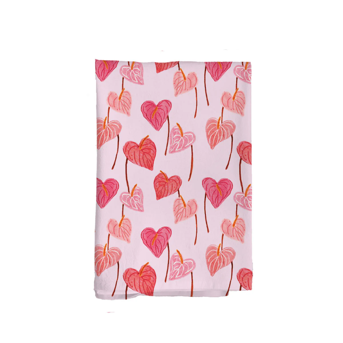 Heartleaf Crush Flour Sack Kitchen Towel
