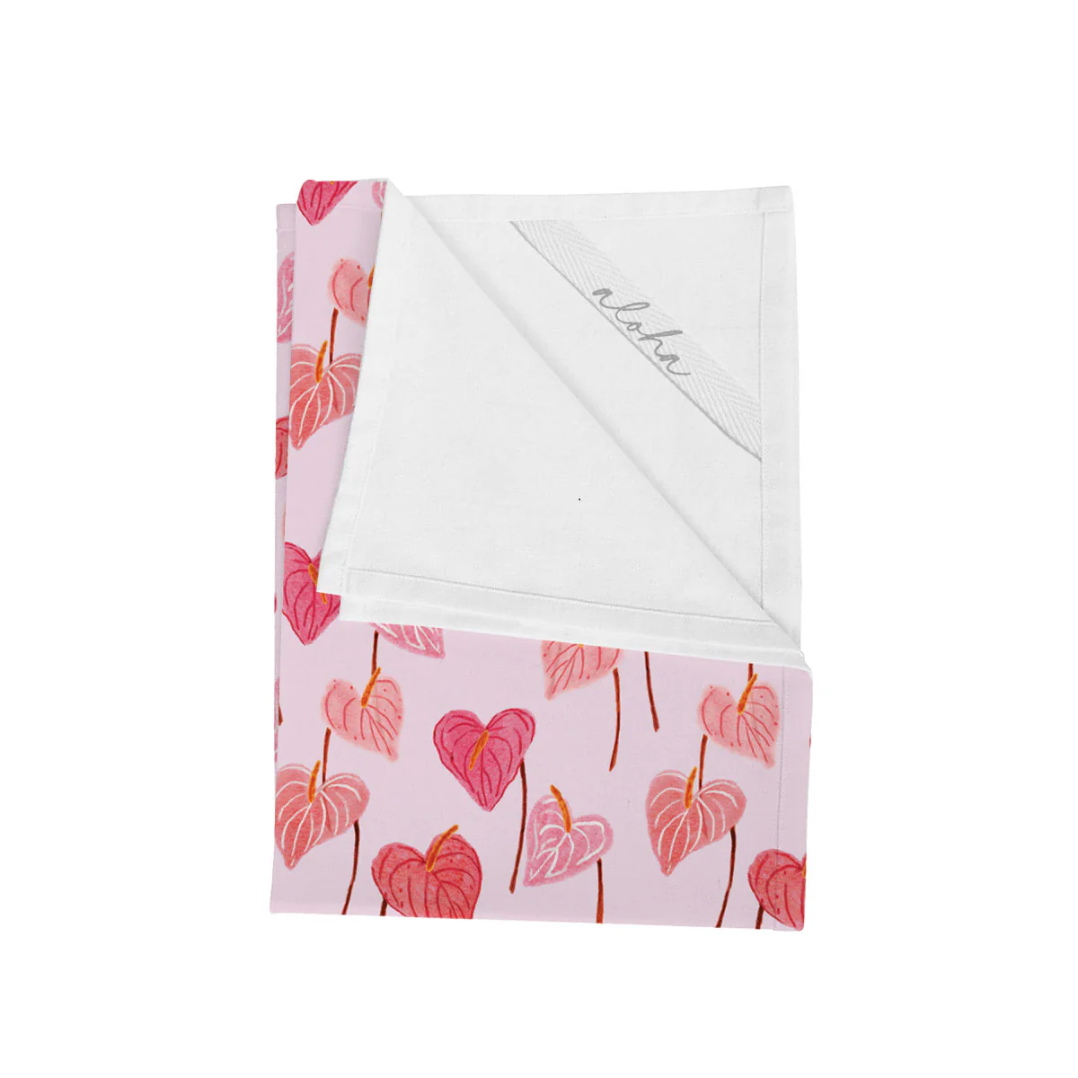 Heartleaf Crush Flour Sack Kitchen Towel - Image 2