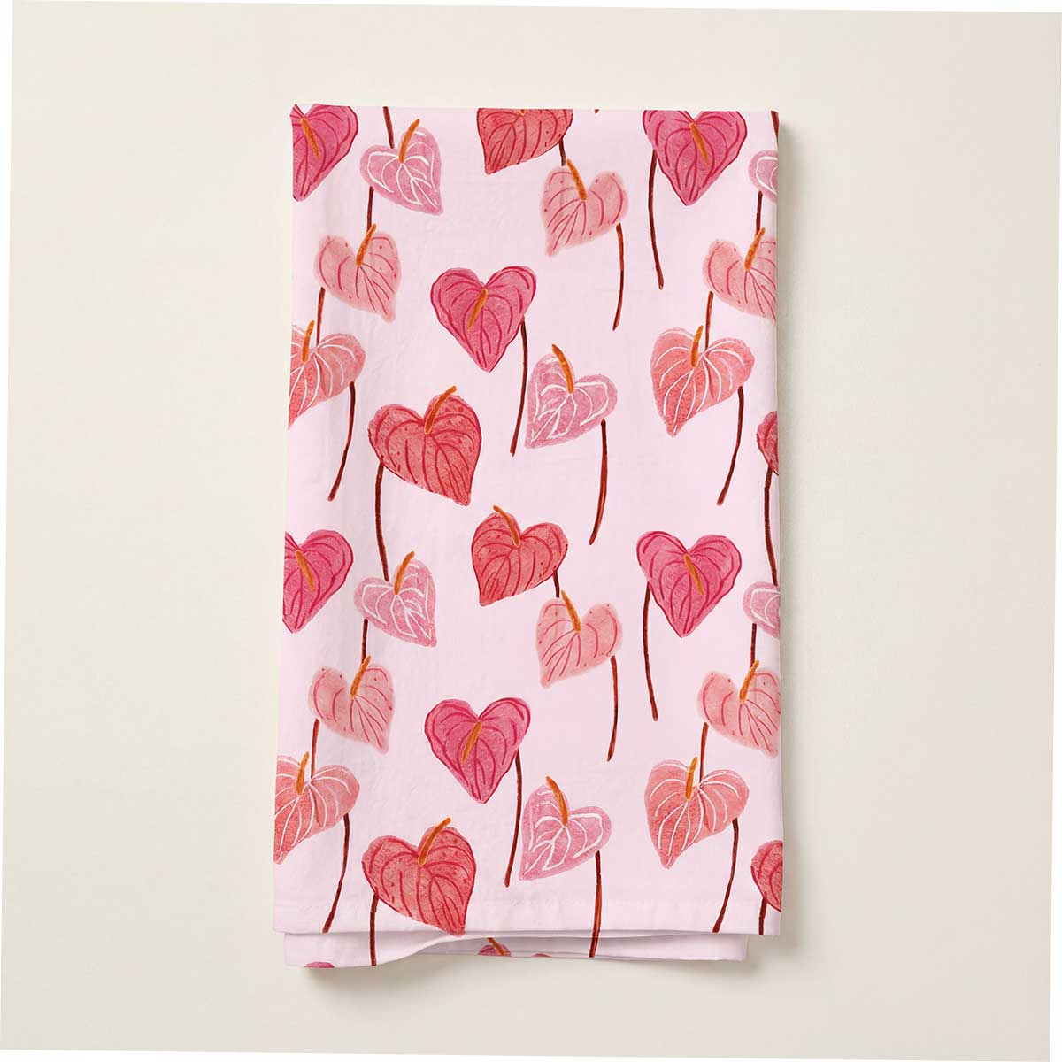 Heartleaf Crush Flour Sack Kitchen Towel - Image 3