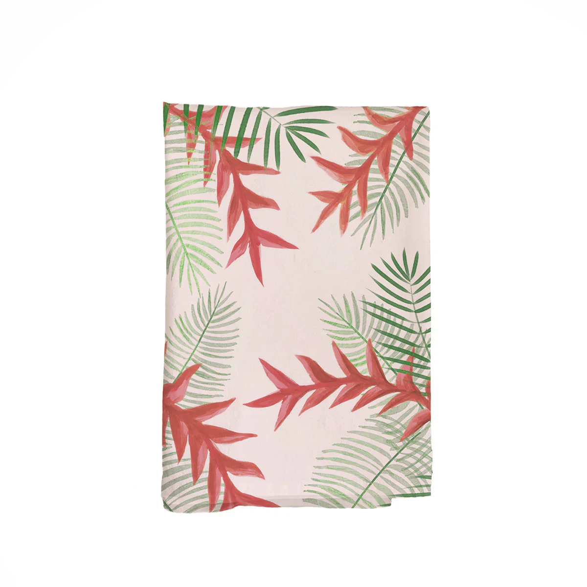 Heliconia & Palm Leaves Kitchen Towel