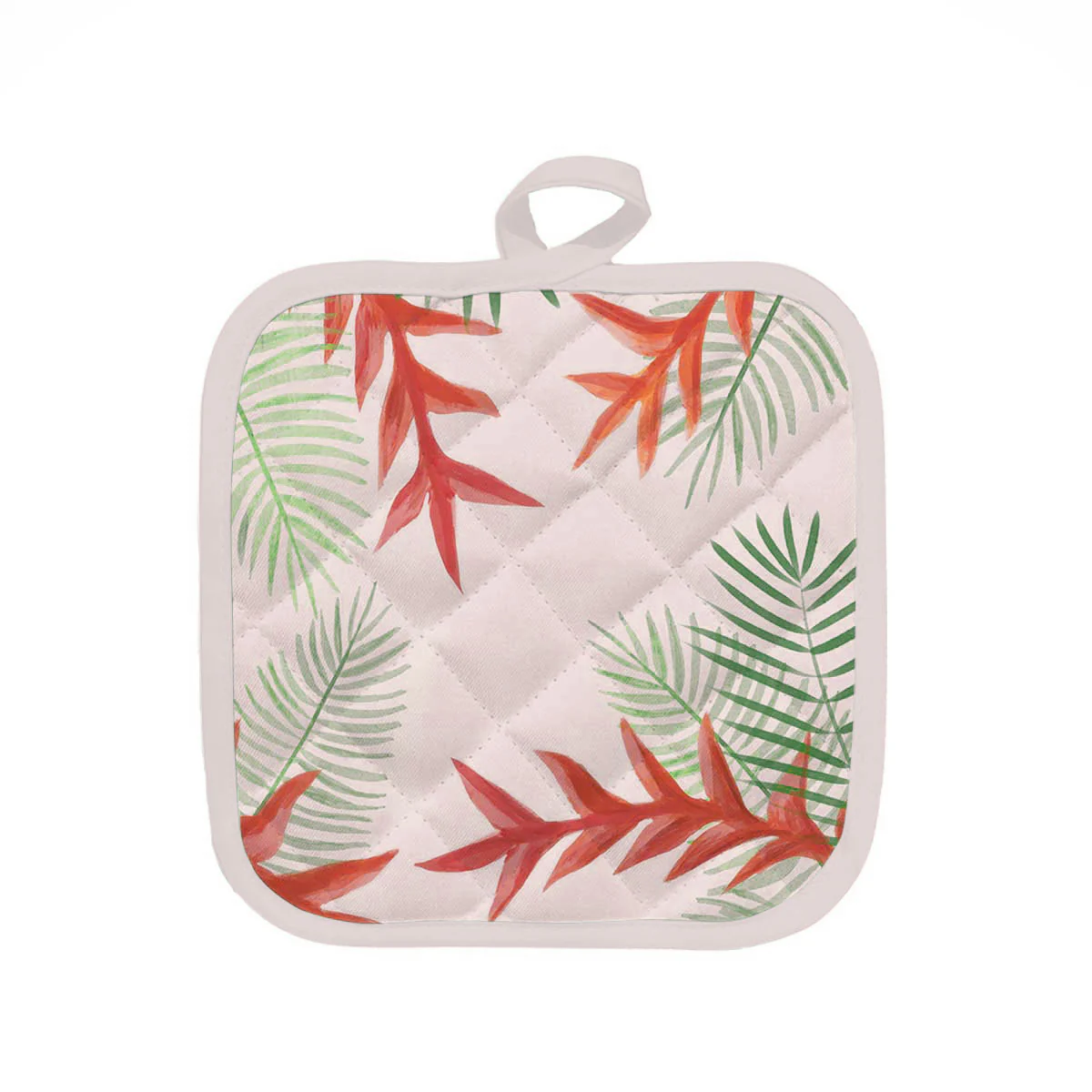 Heliconia & Palm Leaves Pot Holder