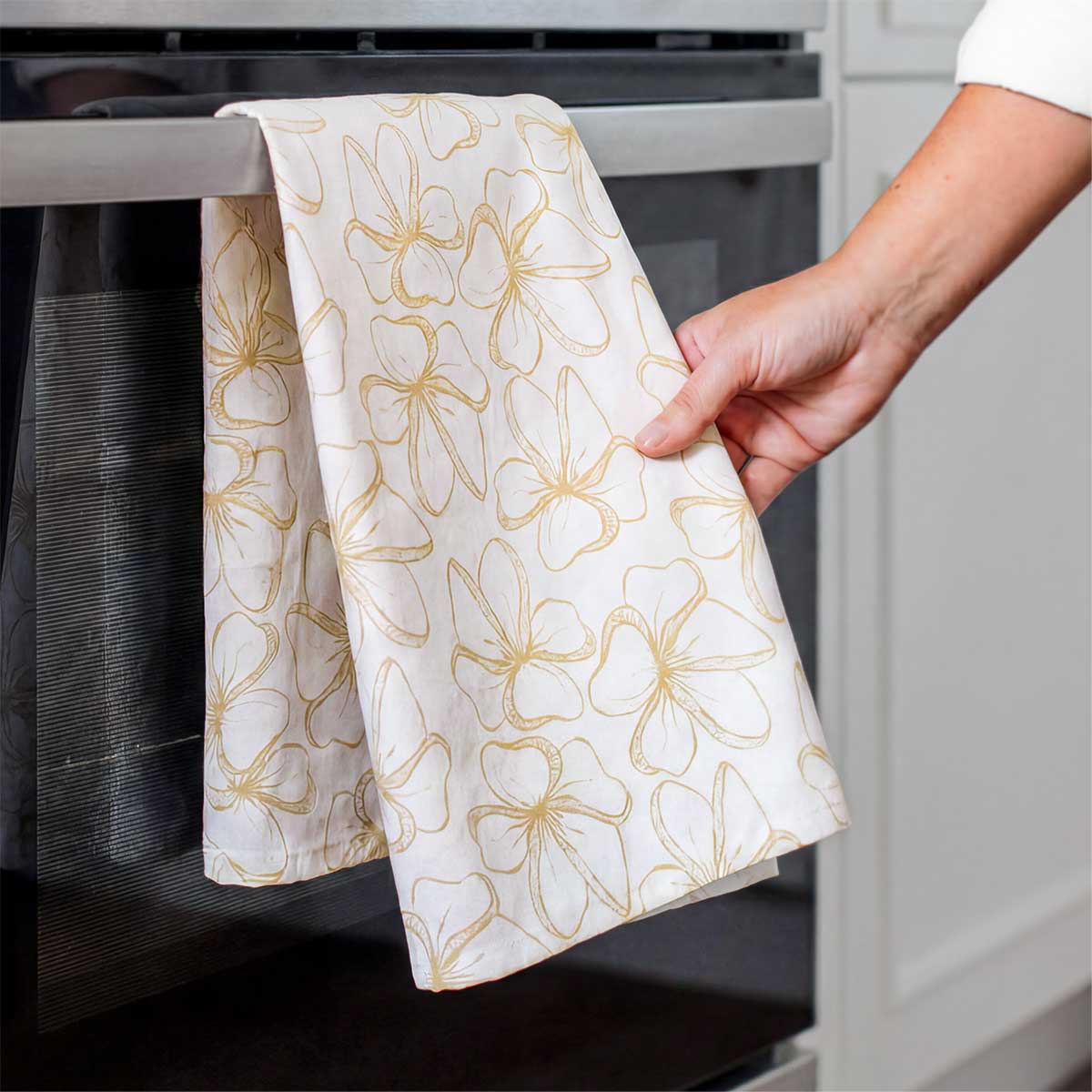 Hibiscus Bliss Flour Sack Kitchen Towel - Image 2