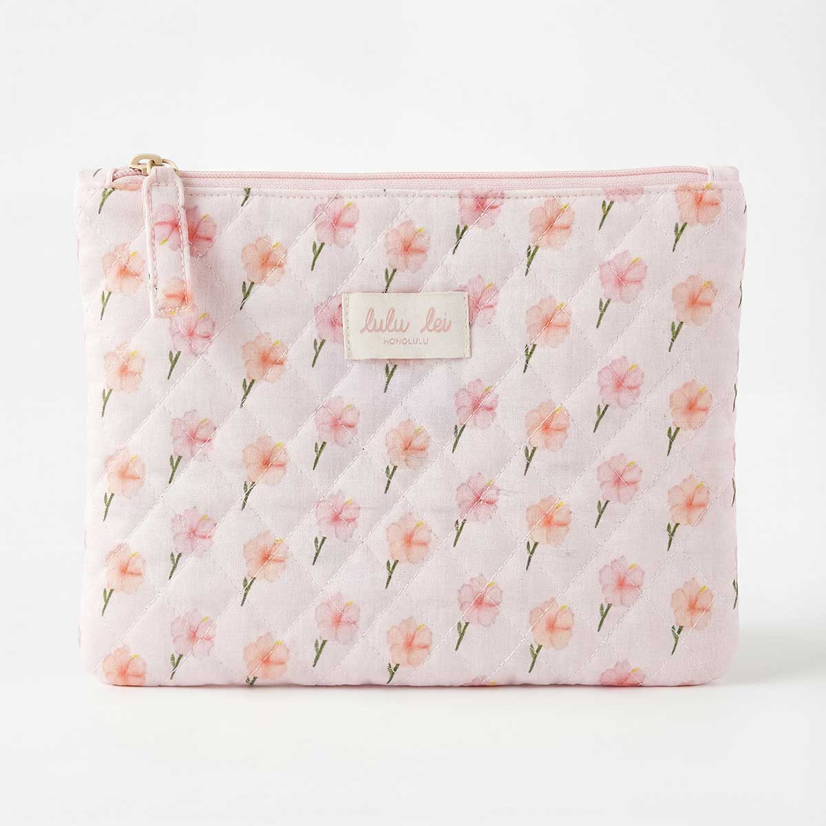 Hibiscus Garden Flat Pouch - Image 3