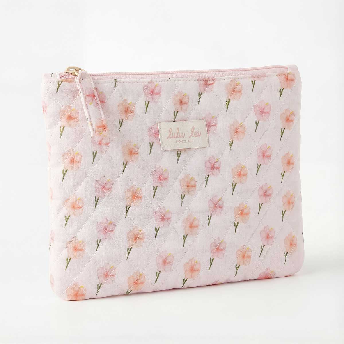 Hibiscus Garden Flat Pouch - Image 4
