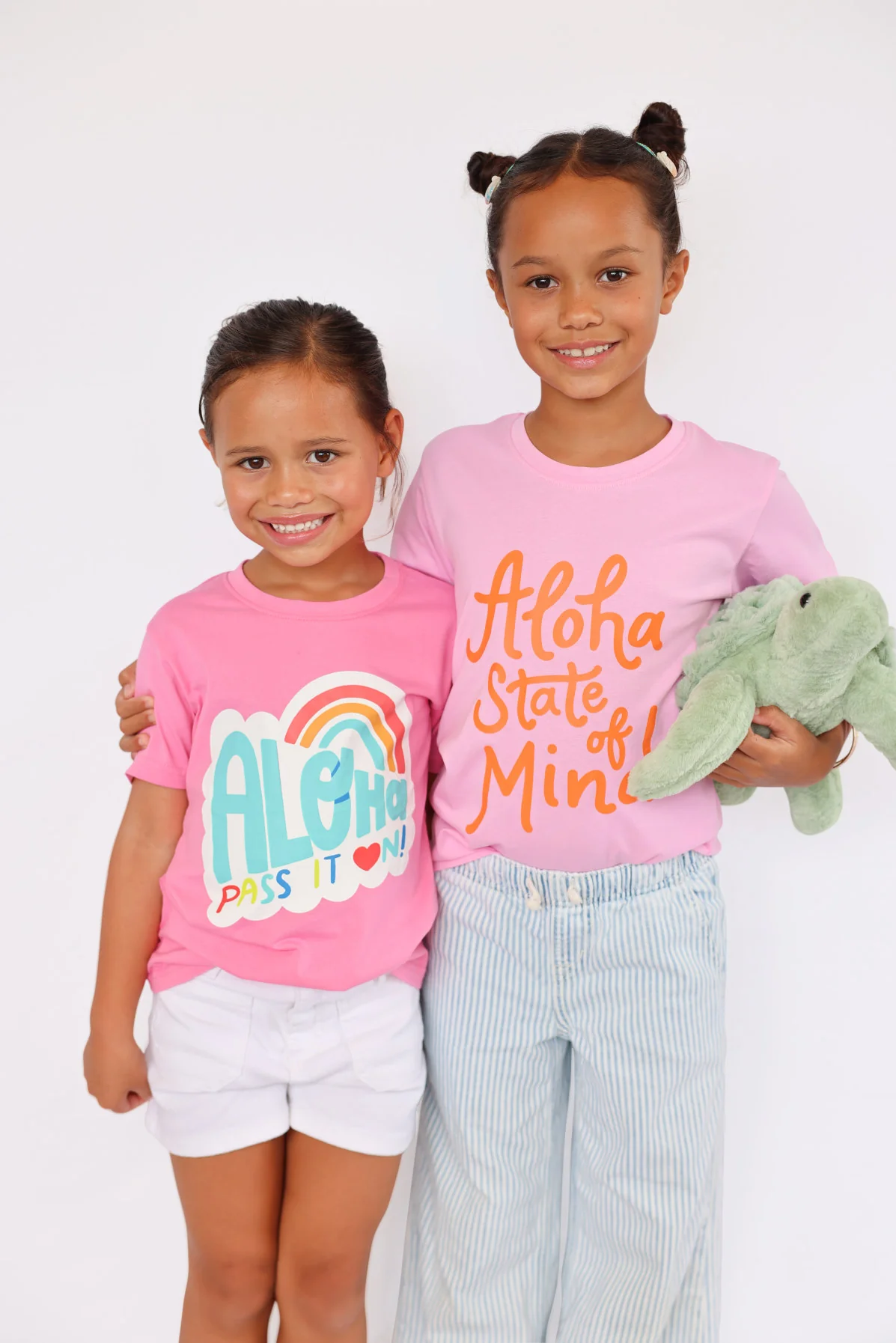 Hot Pink Aloha Pass It On Keiki T-Shirt - Image 3