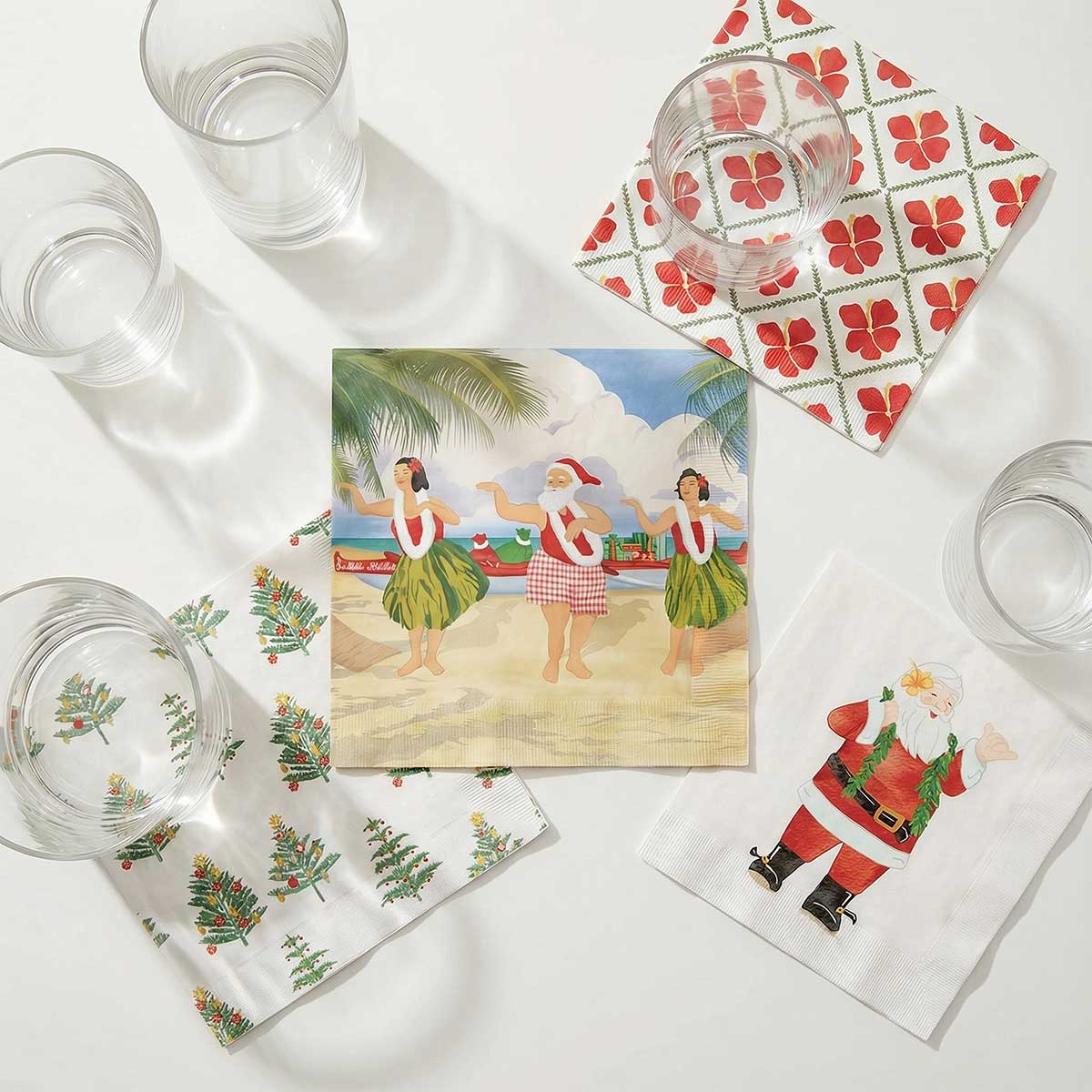 Hula Holiday Cocktail Napkins - Image 3