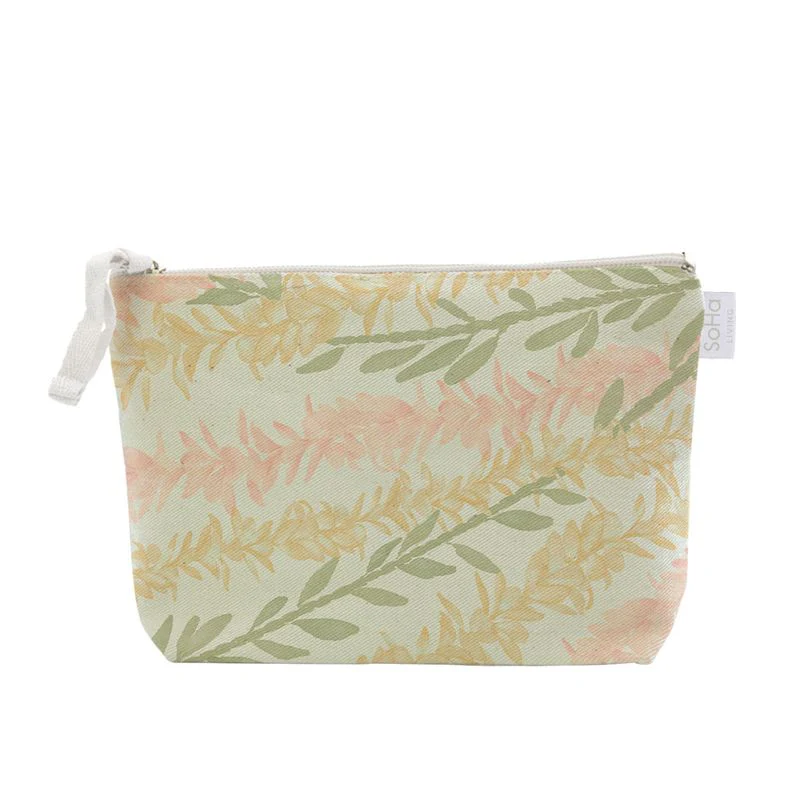 Hushed Lei Cosmetic Bag, Large