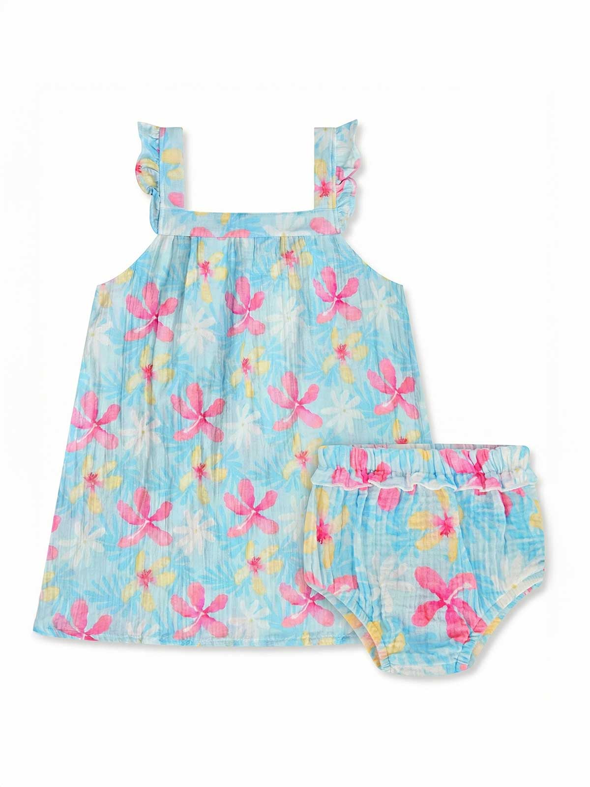 Island Flowers A-Line Dress - Image 2