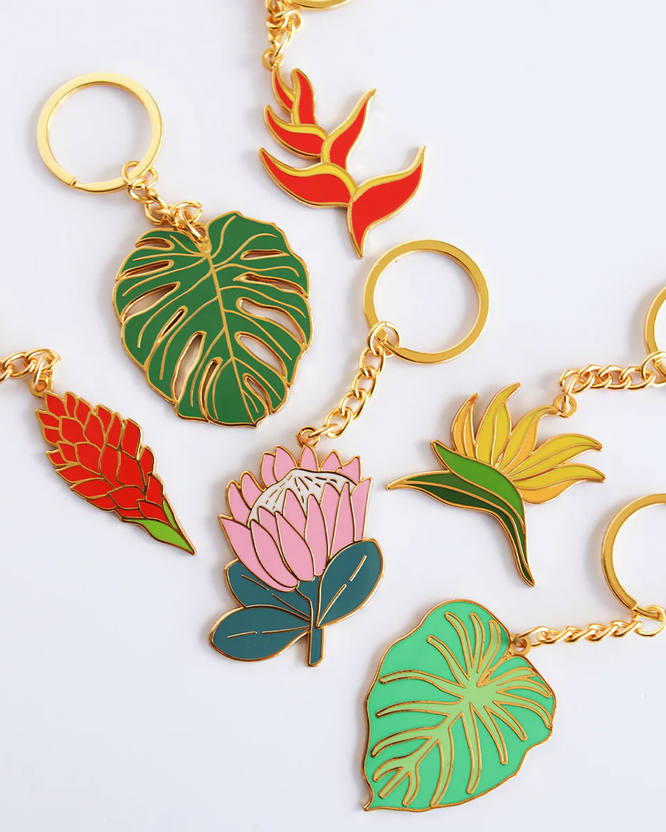 King Protea Enamel Keychain - Image 7