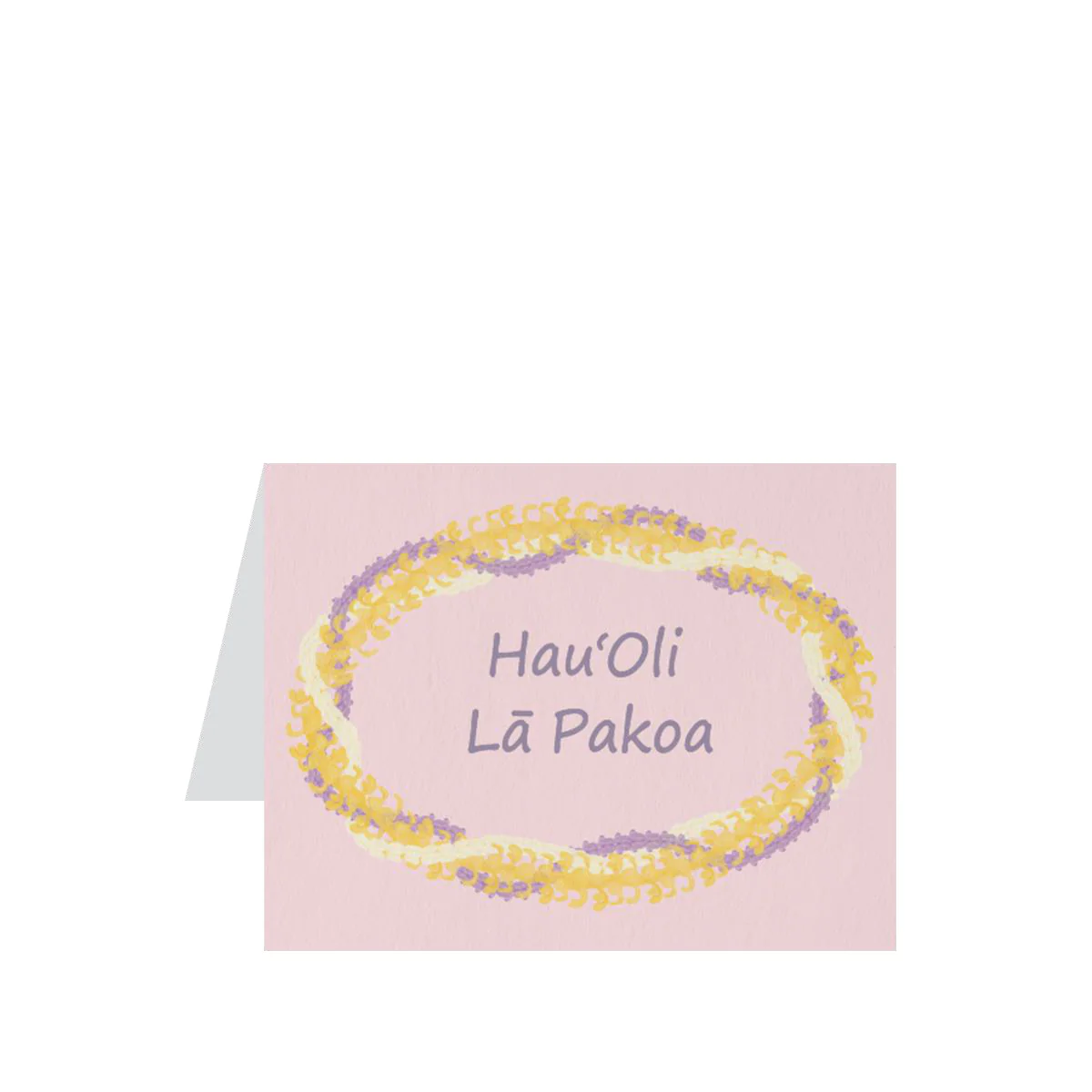 La Pakoa Lei Greeting Card