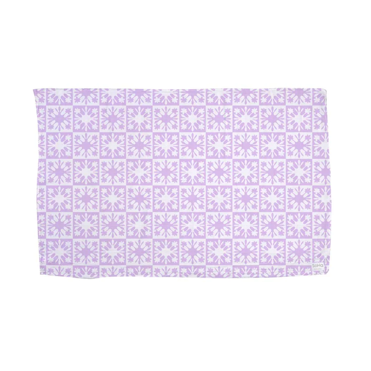 Hibiscus Quilt Purple Pareo, Keiki (Kids) Size