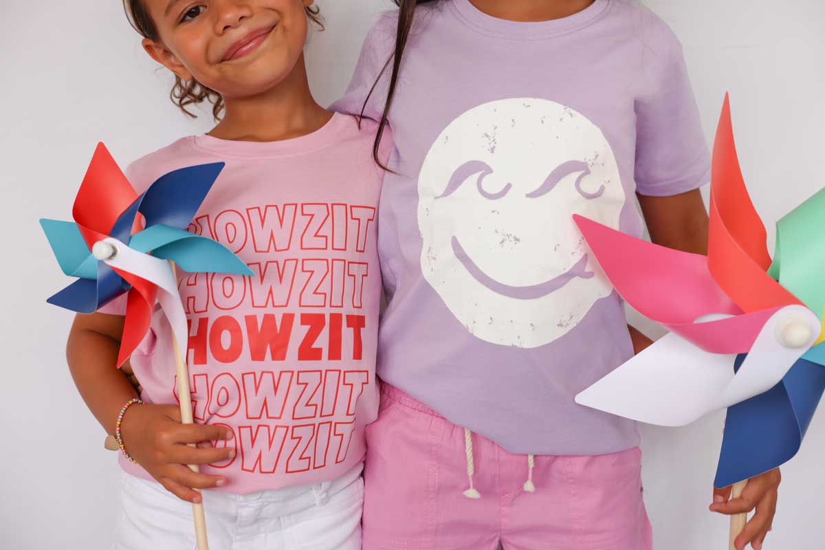 Lilac Surf Smile Keiki T-Shirt - Image 3