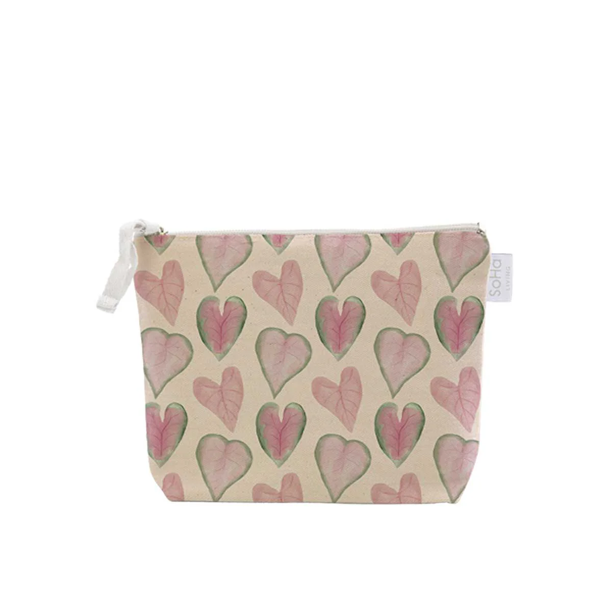 Lovers Leaves Cosmetic Bag, Small