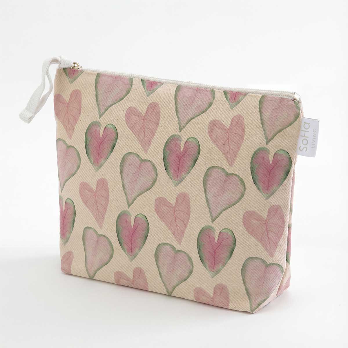 Lovers Leaves Cosmetic Bag, Small - Image 2