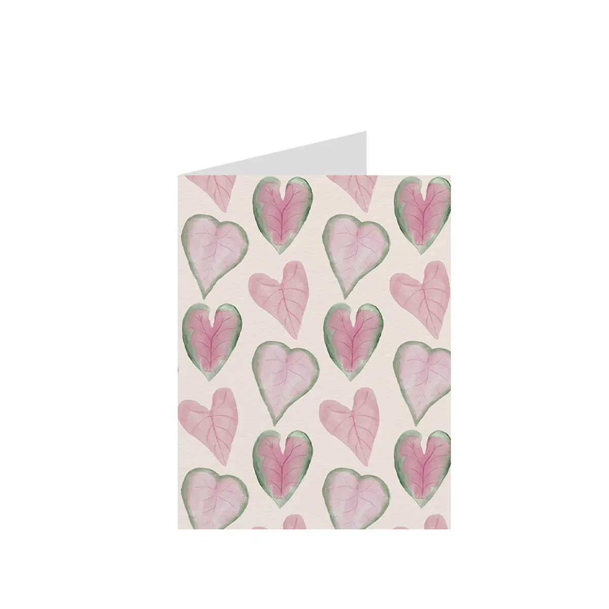 Lovers Leaves Greeting Card