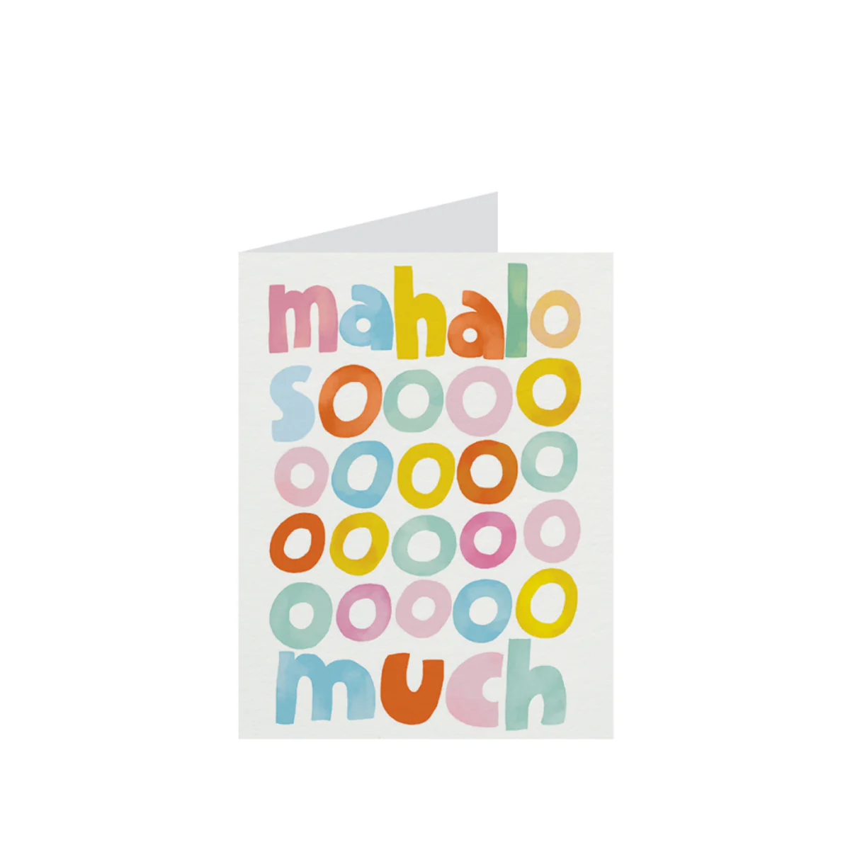 Mahalo So Much Greeting Card