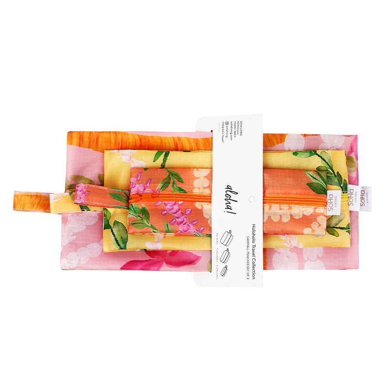 Malia 3D Zip Pouch, Set of 3 - Image 3