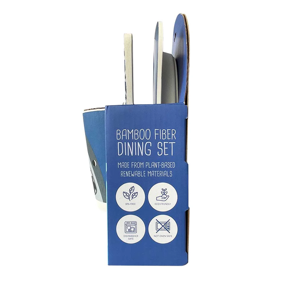 *Mano the Shark Bamboo Fiber Dining Set - Image 3
