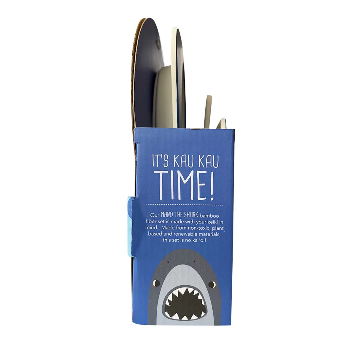 *Mano the Shark Bamboo Fiber Dining Set - Image 4