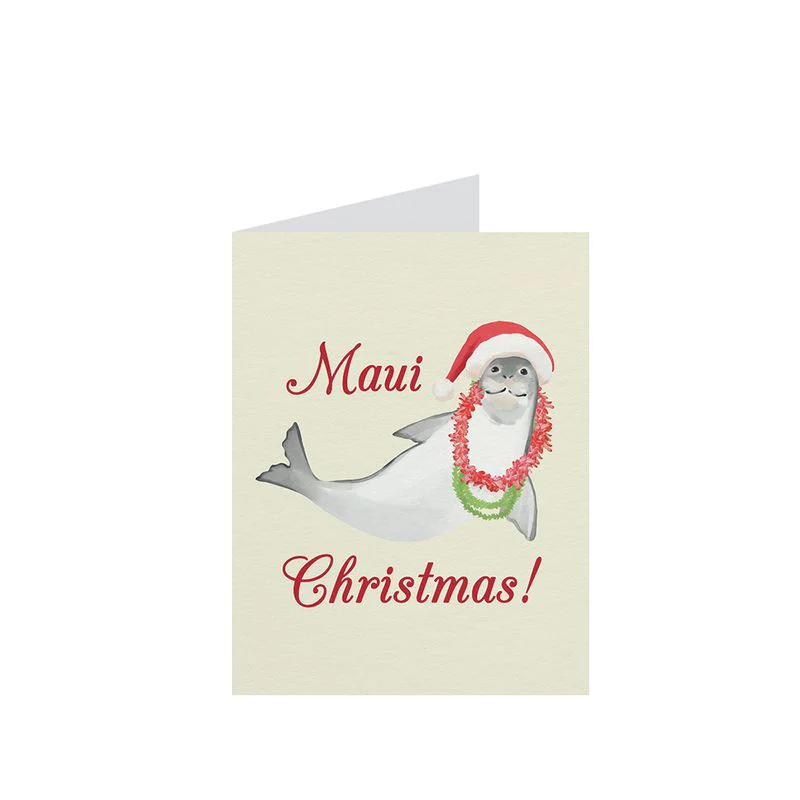 Maui Holidays Greeting Card