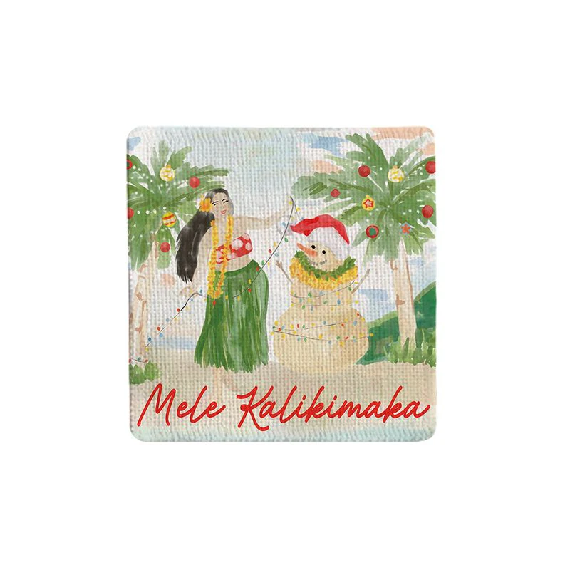 Mele by The Sea Fabric Coaster