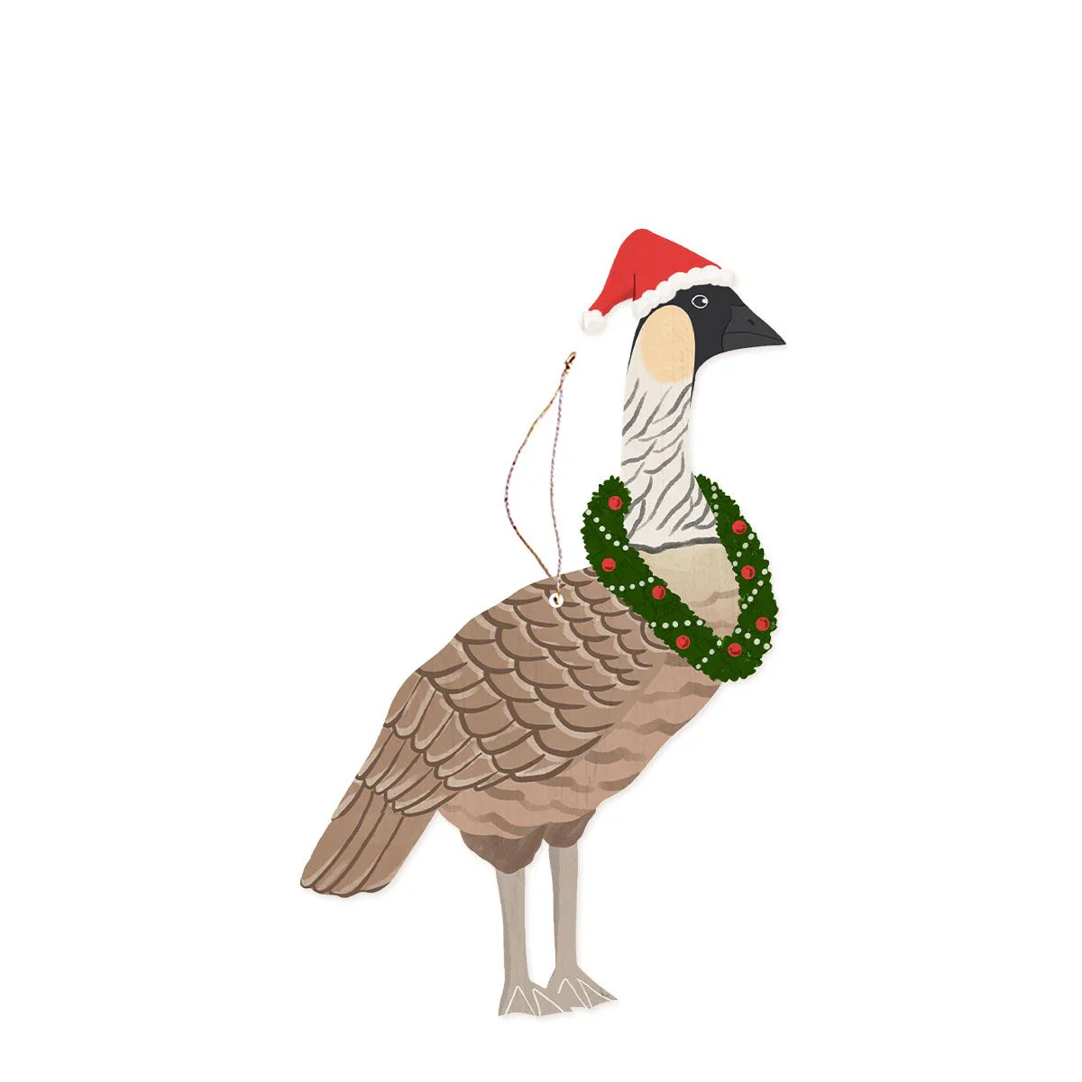 Mele Nene Goose Lei Ornament