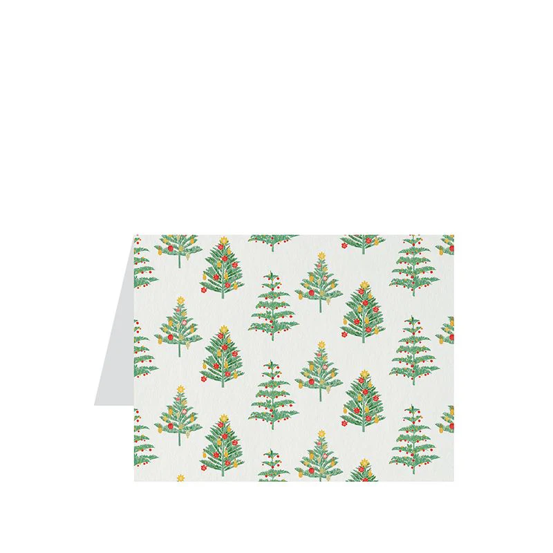 Merry Spruce Greeting Card