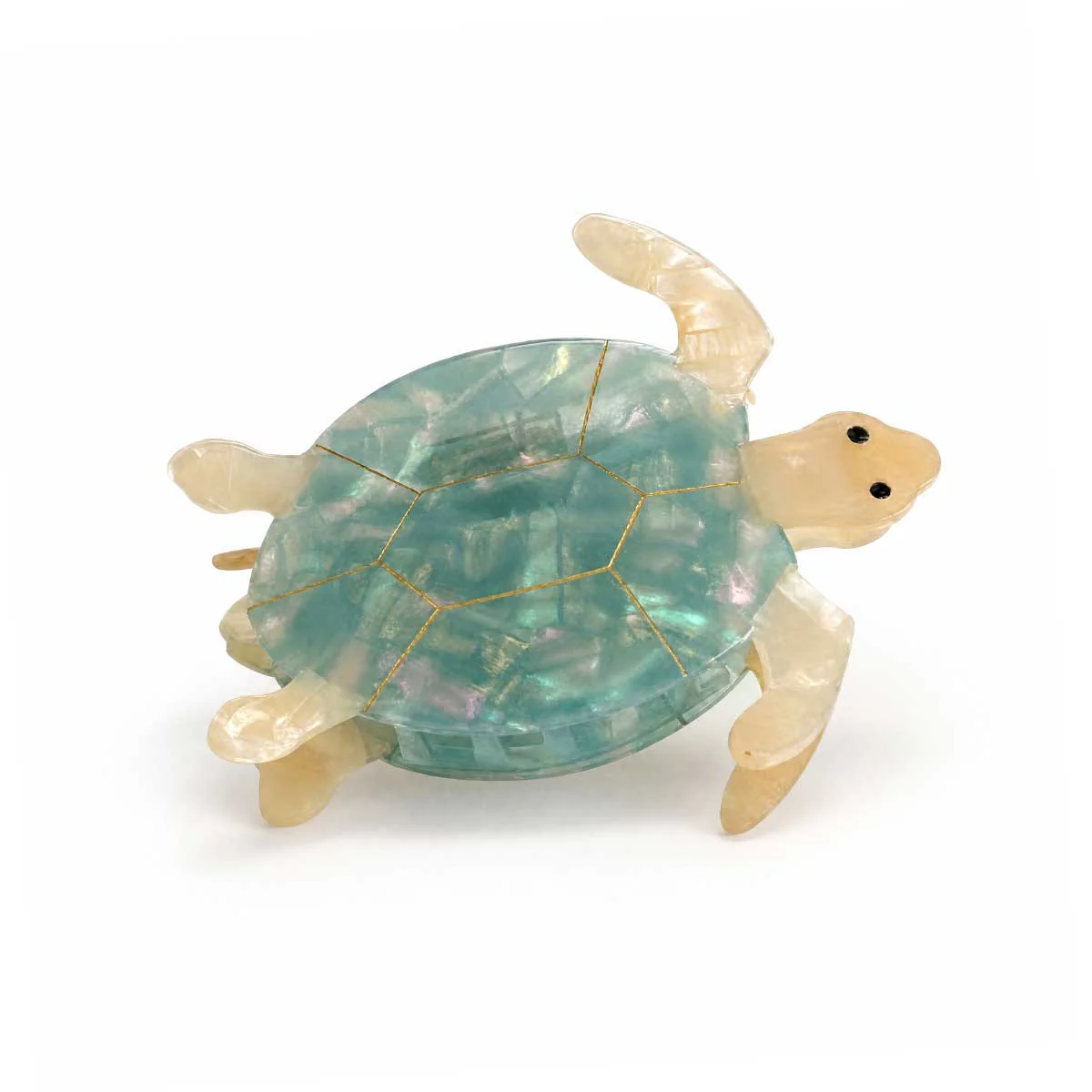 Ocean Turtle Hair Claw Clip, Sky Blue