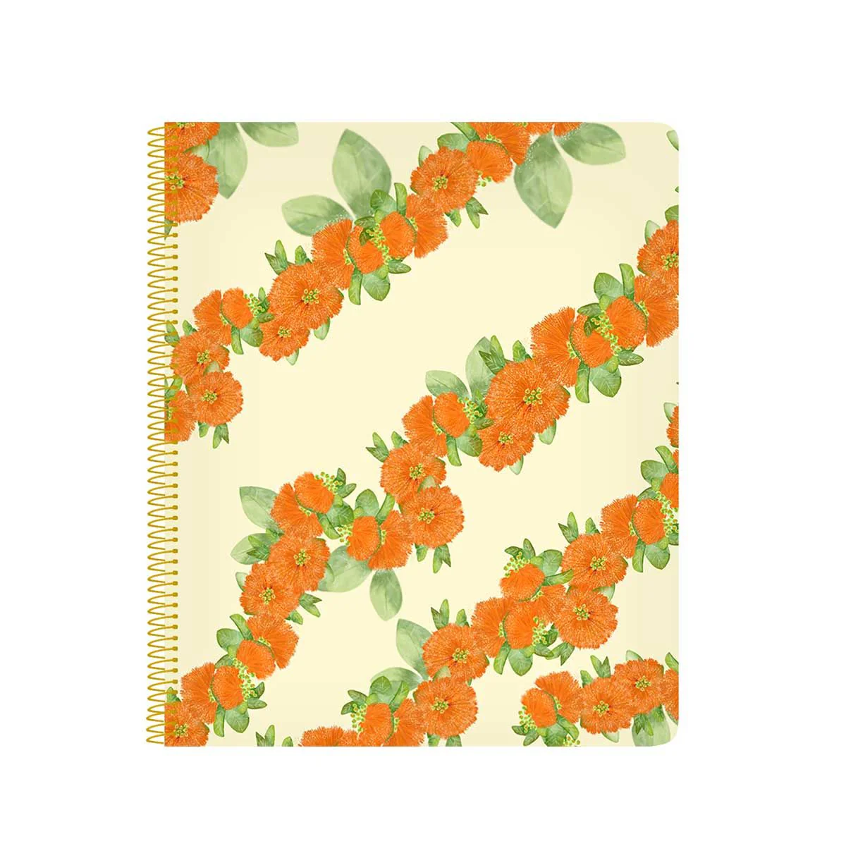 Ohia Lehua Yellow Spiral Notebook