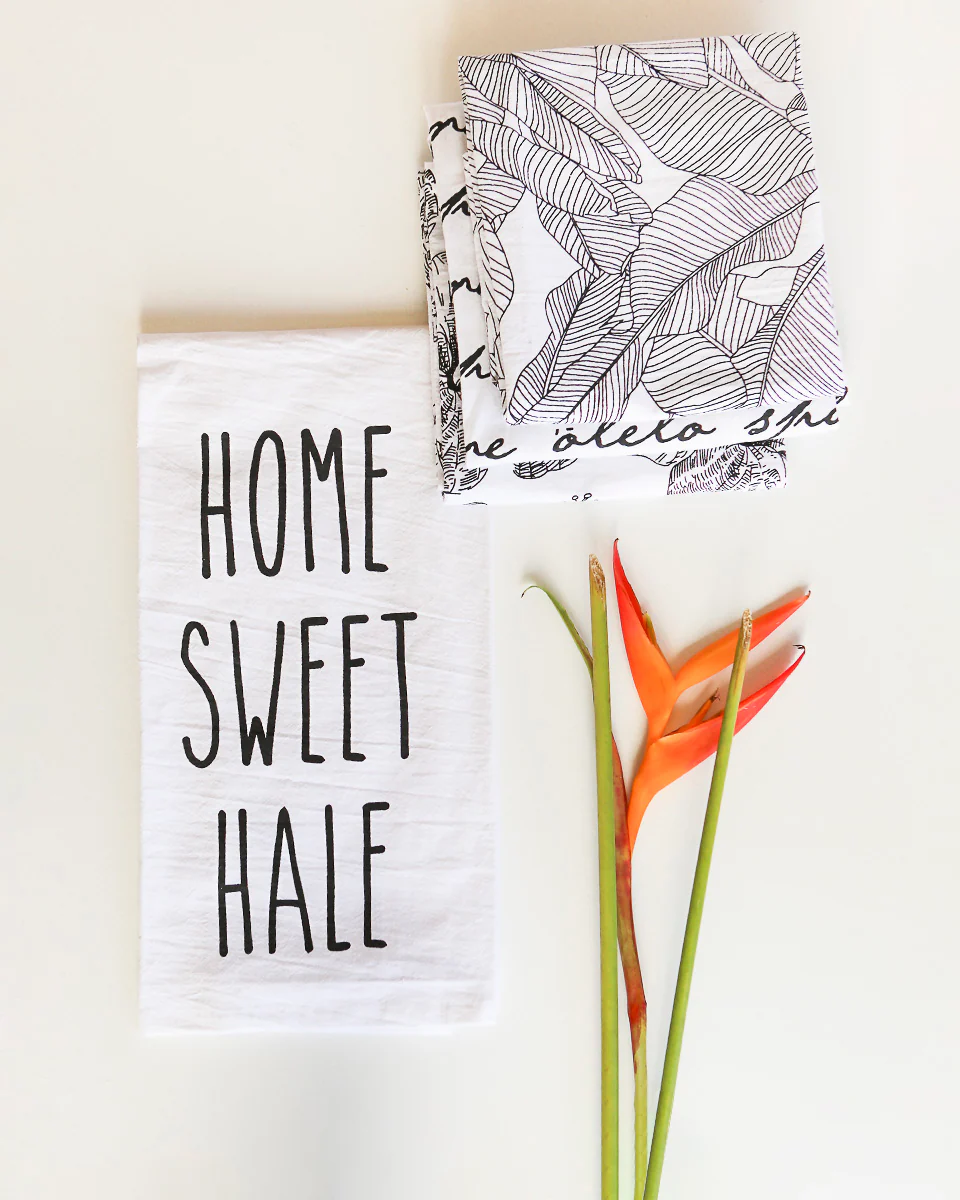 Olelo Spoken Here Flour Sack Kitchen Towel - Image 5