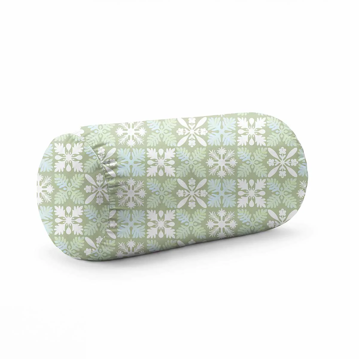 Olive Quilt Roll Pillow