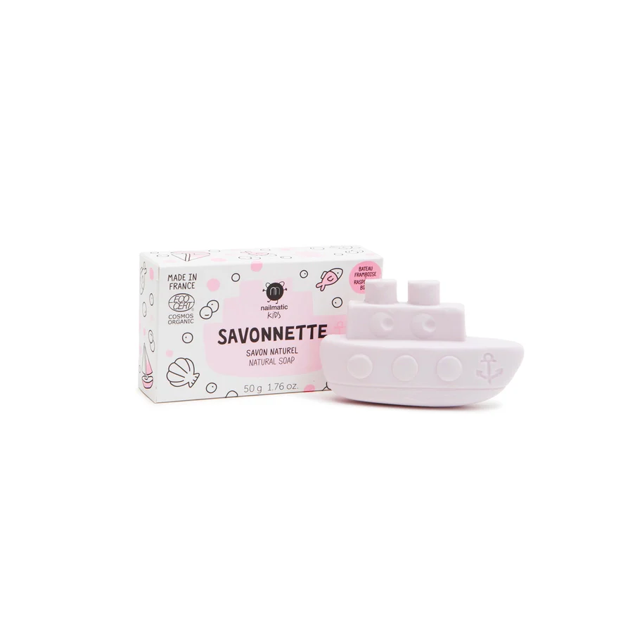 *Organic Soap, Raspberry Boat