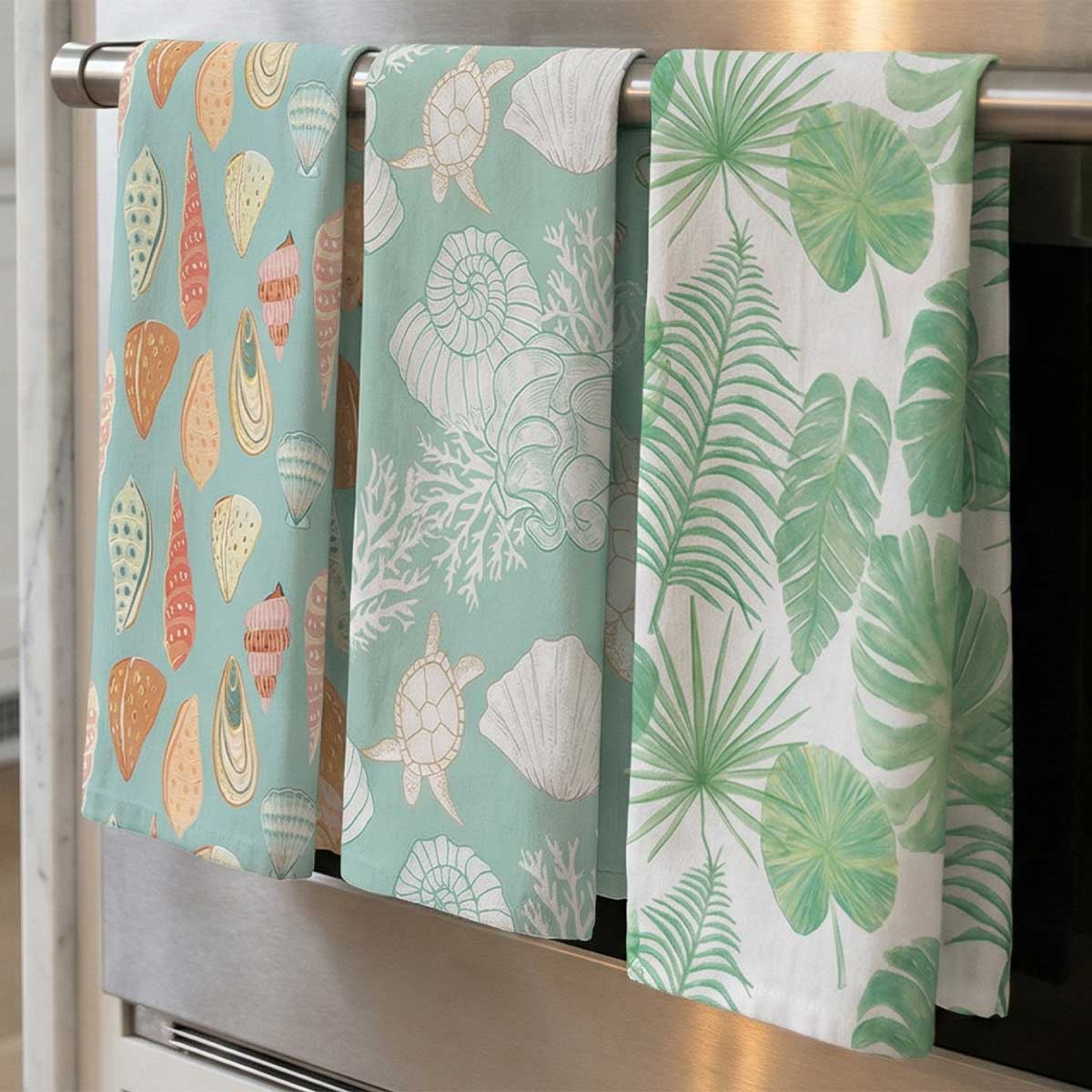 Palm Haven Flour Sack Kitchen Towel - Image 3
