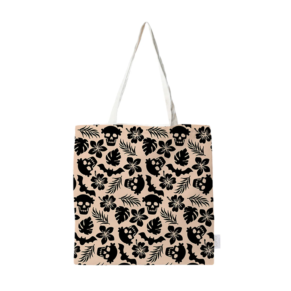 Petal Skull Tote Bag
