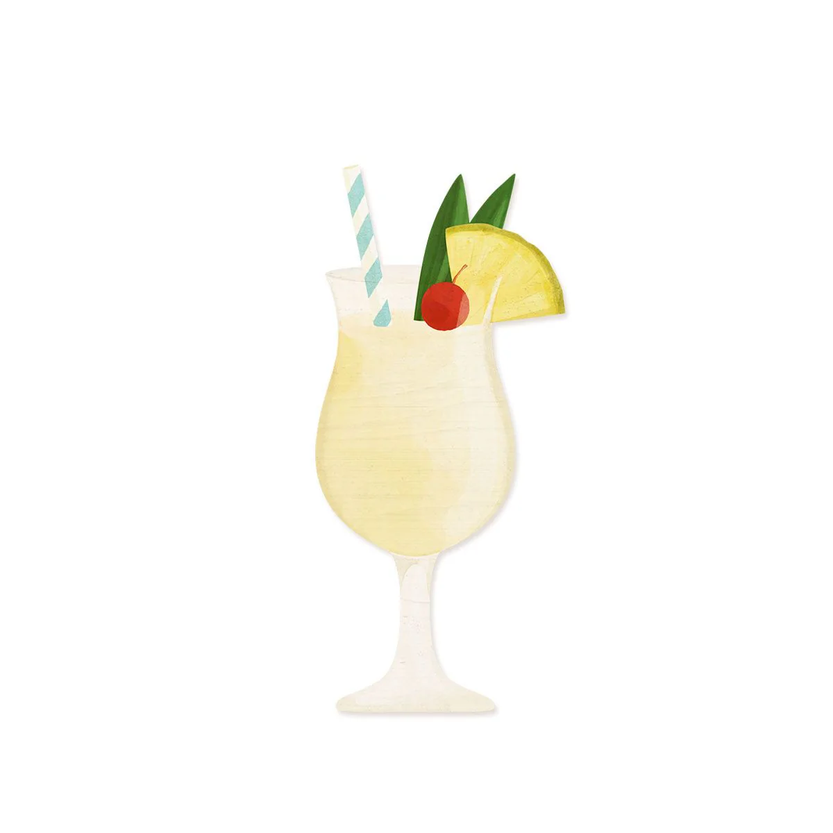 Piña Colada Wood Shape