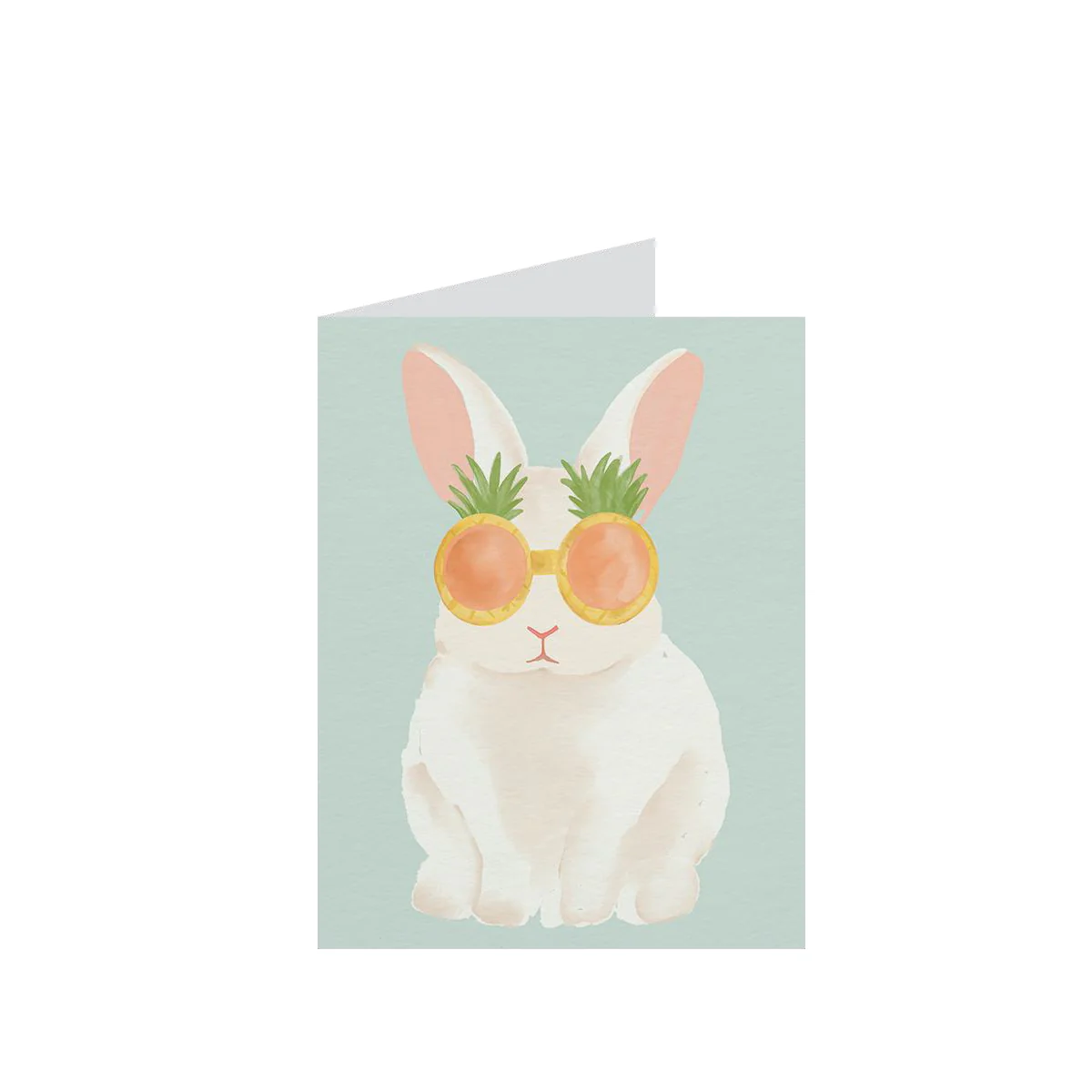 Pineapple Bunny Greeting Card