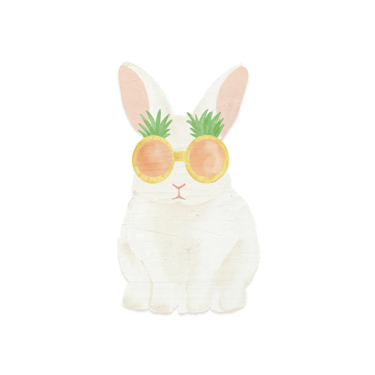 Pineapple Bunny Wood Shape