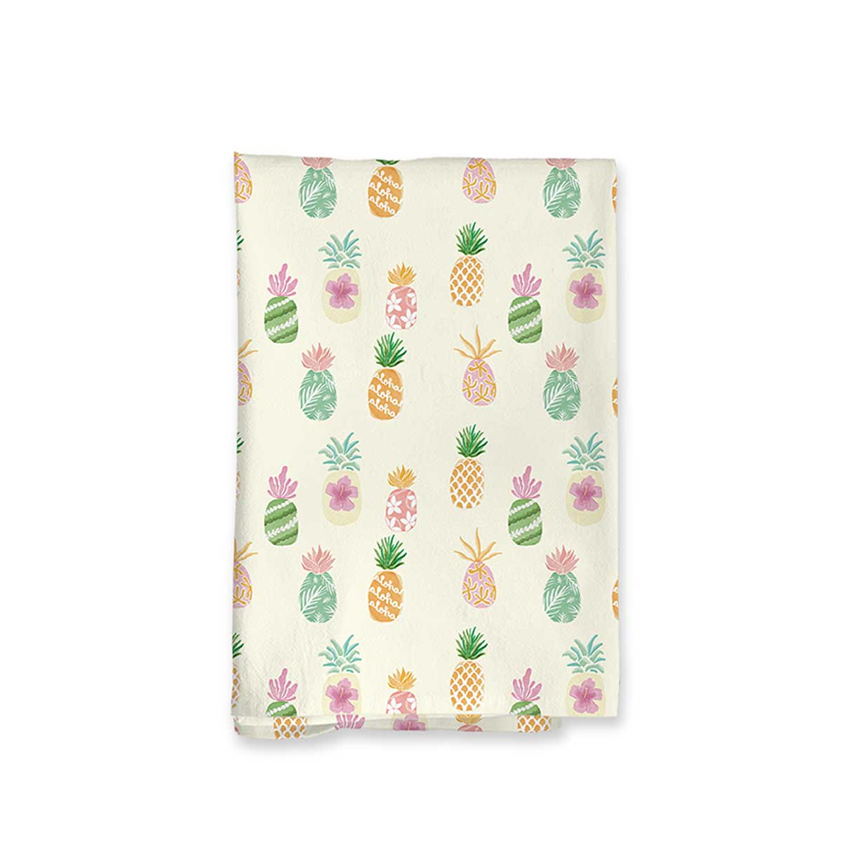 Pineapple Patch Nat Flour Sack Kitchen Towel