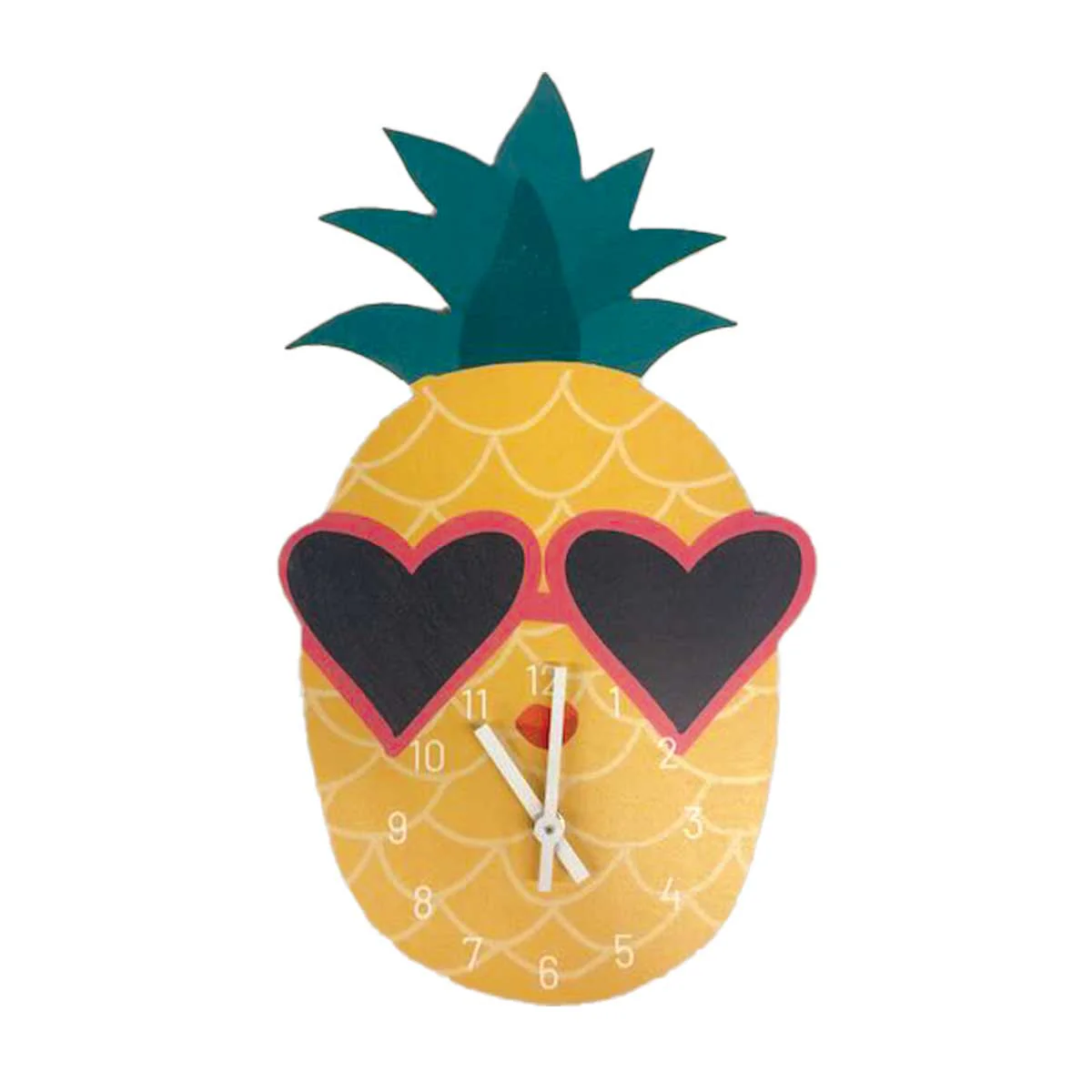Pineapple Shades Clock