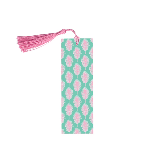 Pink Palm Bookmark