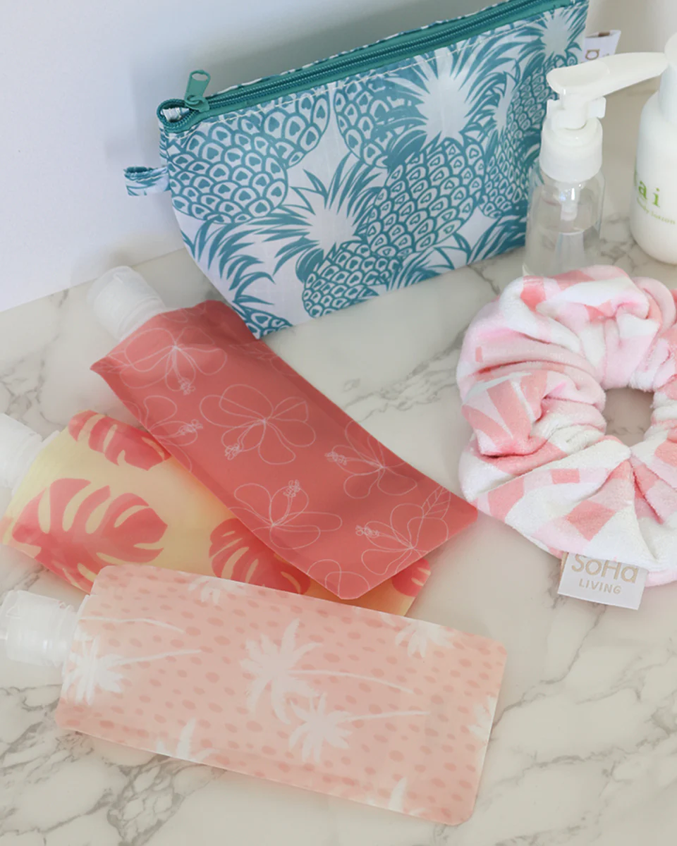 Pink Paradise Travel Pouch Set of 3 - Image 9