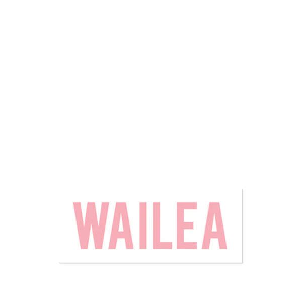 *Pink WAILEA Sticker