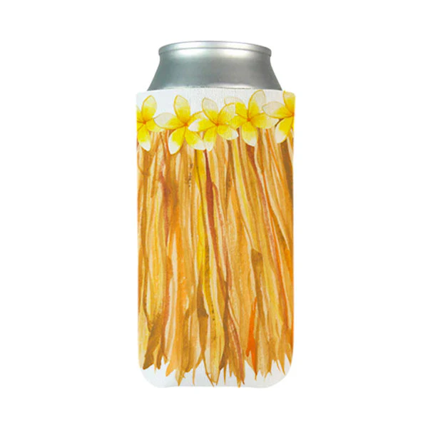 *Plumeria Lei Slim Can Cooler